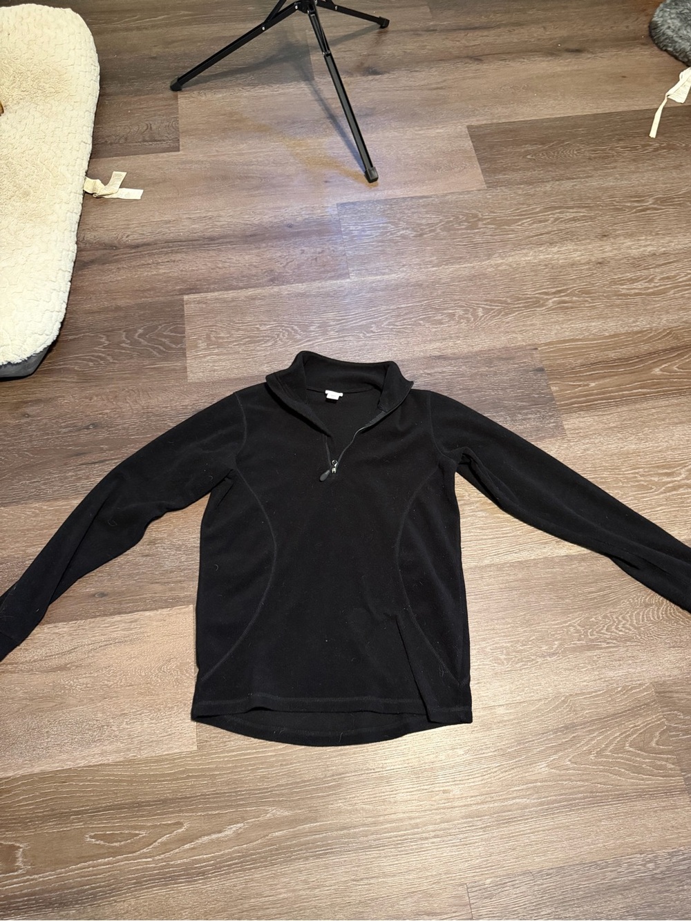 Everlast Black Quarter-Zip Fleece Pullover